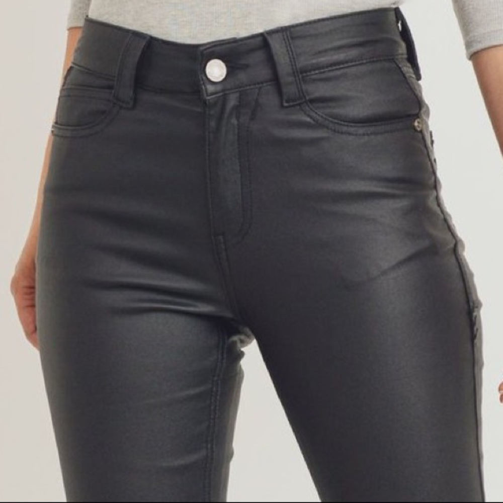 NWT Sarina Skinny Coat Black Denim Pants - Picture 6 of 15